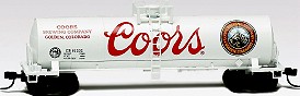 Coors Brewing - Tank, Single-Dome - Coors Logo - N-Scale Collector 